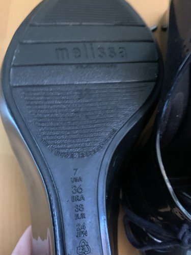 Melissa Gummi rubber Latex High Heels Pumps Halbschuhe zum binden 38 Geruch - Bild 7 von 7