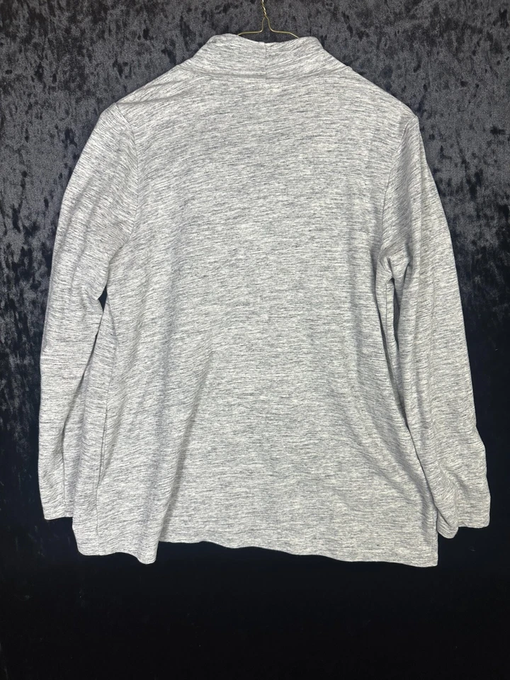 Женский свитер J. Jill с длинным рукавом S серый асимметричный воротник-капот Pure Jill - Изображение 4 из 4