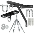Boxing Punch Bag Ceiling Hook Mount Heavy Duty Wall Bracket Steel Chain Hanging