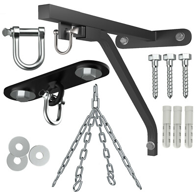Boxing Punch Bag Ceiling Hook Mount Heavy Duty Wall Bracket Steel