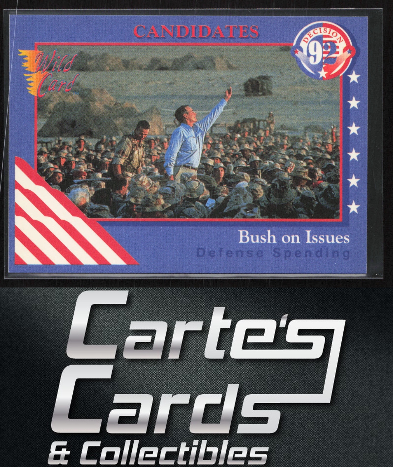 George Bush 1992 Wild Card Decision '92 #43