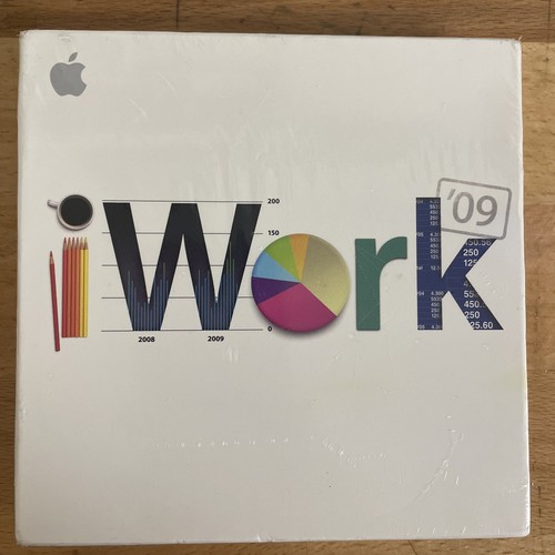 New Factory Sealed Apple iWork '09 V9.0.3 Retail MB942Z/A - Picture 1 of 3