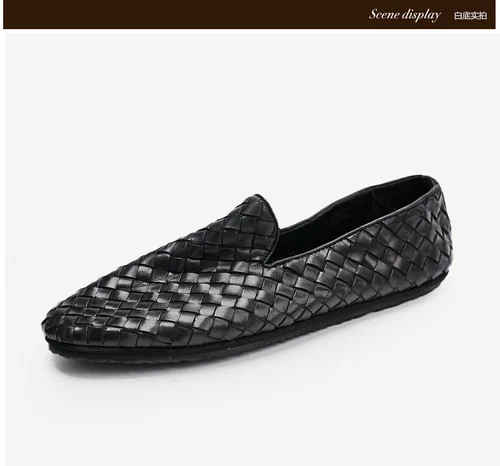 Bottega Veneta Woven shoes Men's slip-on leather shoes - Picture 15 of 20