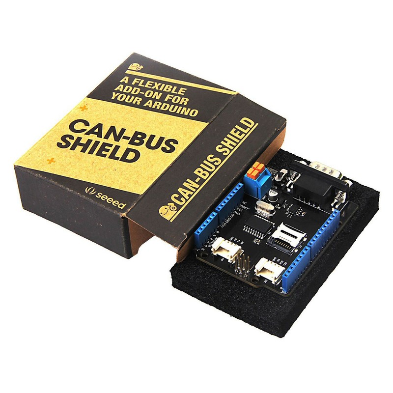 Seeed Studio CAN-BUS Shield V2, OBD2/OBD-II Development, e.g. for Arduino Uno/Mega