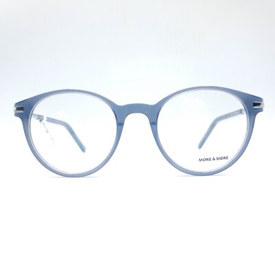 More & More Brille Panto Mod. 50564 Col.400 48 19 135 ba/ac leicht. Blaugrau 