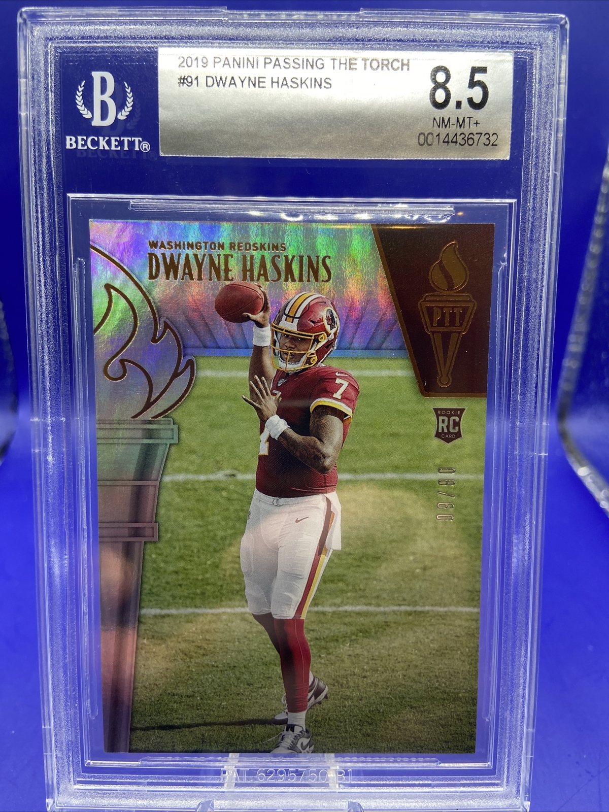 Dwayne Haskins Panini Passing the Torch #91 Gold