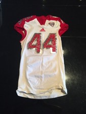 Game Worn Used Miami Red Hawks Football Jersey Adidas Size XL #44