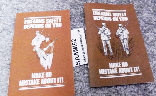 SAAMI Firearms Safety Manual early 1990s Remington, S&W New Gun Papers - Picture 2 of 7