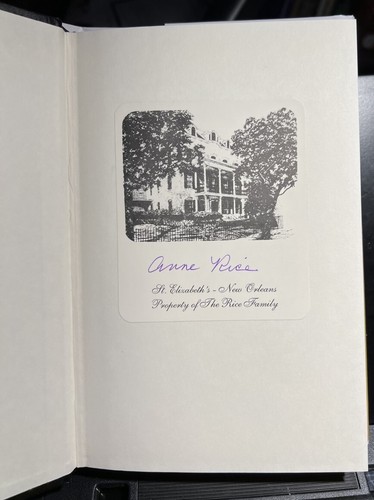 *SIGNED* Interview with the Vampire 1st Book Club Ed Rice 1976 Borzoi Knopf - Picture 2 of 13