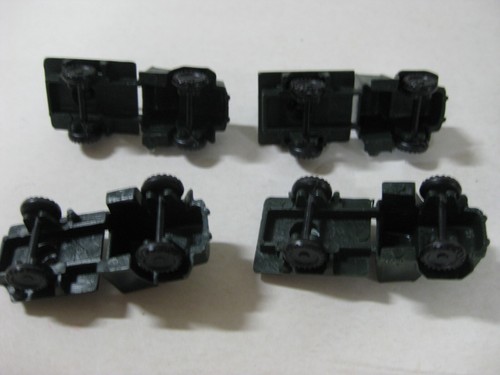 LOTE CAMIONES MINIATURAS EKO-ROCO HO 1/87 + REPUESTOS MISILES Y EJES RUEDAS - Picture 4 of 10