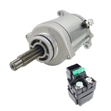 Starter Motor for Arctic Cat 500 4X4 1998-2000 Manual 2000 & Relay 31100-32E00
