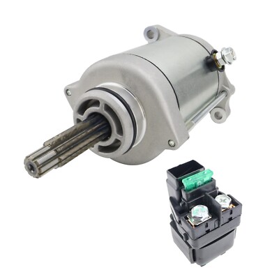 Starter Motor with Relay for SUZUKI DR650SE 1996-2017 Dirt Bike 31100-12D01