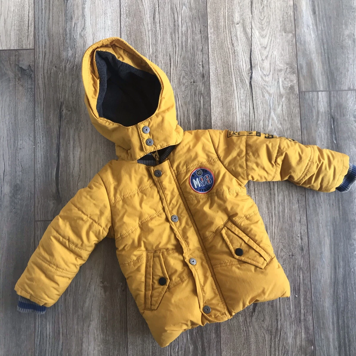 Mexx Baby Winter Coat Size 9-12mths Jacket Puffer Hooded Warm EUC Designer  | eBay