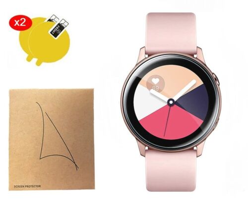 2 x Samsung Galaxy Active 2 Smartwatch 3D Hydrogel Film Abdeckung Displayschutzfolie - Bild 2 von 10