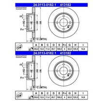 Disque de frein Skoda FELICIA