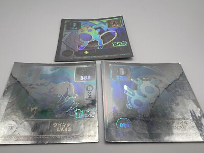 Pokemon Amada Seal Super DX Rainbow Rare 3 Set Japanese