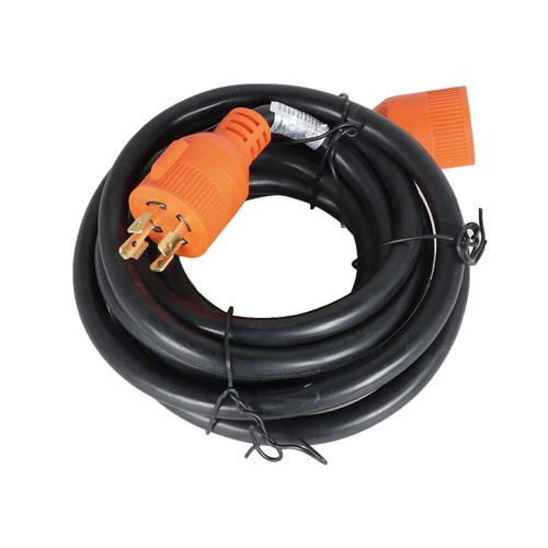 Cordon d'extension de générateur 30 AMP 15 pieds 4 broches NEMA 14-30P à NEMA14-30R - Photo 2/9