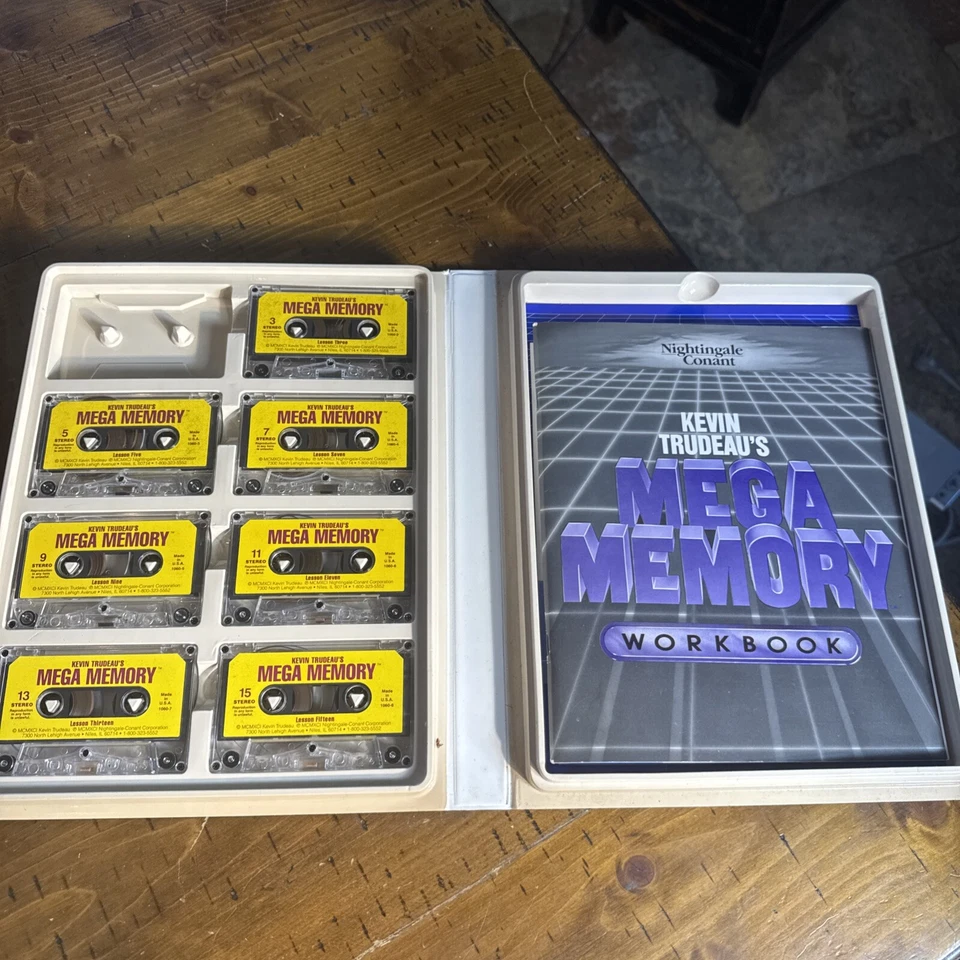 Kevin Trudeau's Mega Memory Program Audio 7 Cassettes w/ Workbook - Image 4 of 4
