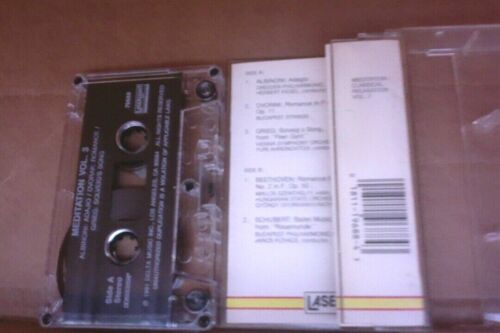 5 CASSETTE lot Set Laserlight Classical Meditation Bach Mozart Schumann Haydn + - Picture 3 of 8