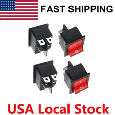 3pcs Car Auto Rocker Switch SPST ON OFF Toggle 16 AMP 250V 20 AMP 125V 2 PIN