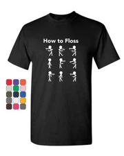How to Floss T-Shirt New Dance Backpack Kid Tutorial Funny Trend Mens Tee Shirt