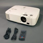 4000 Lumens 3LCD Projector WXGA HD HDMI - Less Than 500 Lamp Hours Used w/Bundle