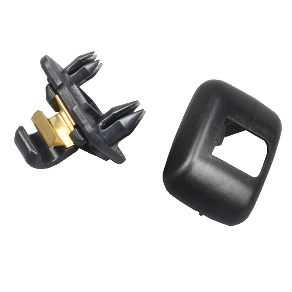 Black Inner Sun Visor Clip Fit Audi A3 04-16 A4 05-15 A5 Q3 2012-16 Q5 09-16 TT Foto 2 de 4