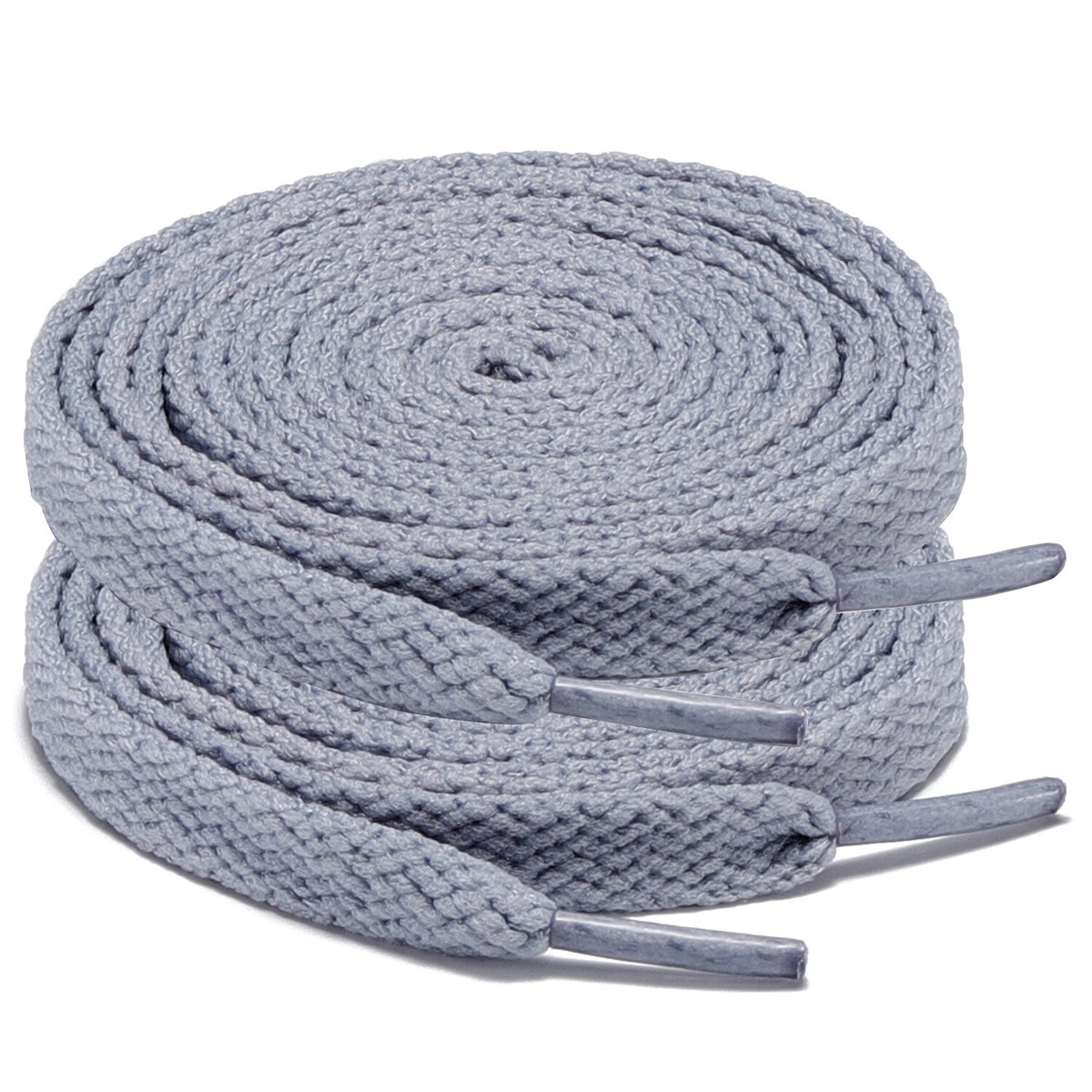 2Pair 24 27 36 45 63 72 Inch Flat Shoelaces Replacement for Sneakers Gray  Blue