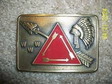 Order of the Arrow - VIGIL Belt Buckle - NEW In box-3 1/2" Wide X 2 1/4" Tall