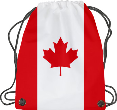 U24  Turnbeutel Sportbeutel Gymbag Fahne Flagge Kanada