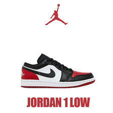 Nike Air Jordan 1 sneaker rossa punta bassa 553558-612