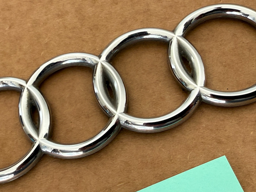 1990-1991 Audi Quattro Coupe OEM Original Rear Hatch Emblem #112 - Picture 5 of 9
