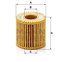 ÖLFILTER MANN-FILTER HU 7019 Z FÜR LEXUS, LOTUS, SUBARU, TOYOTA - Bild 1 von 2