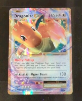 Colorless Type Ex Pokemon 💥 Pokemon TCG Dragonite EX XY Evolutions Ultra Rare NM Foil 72 ...