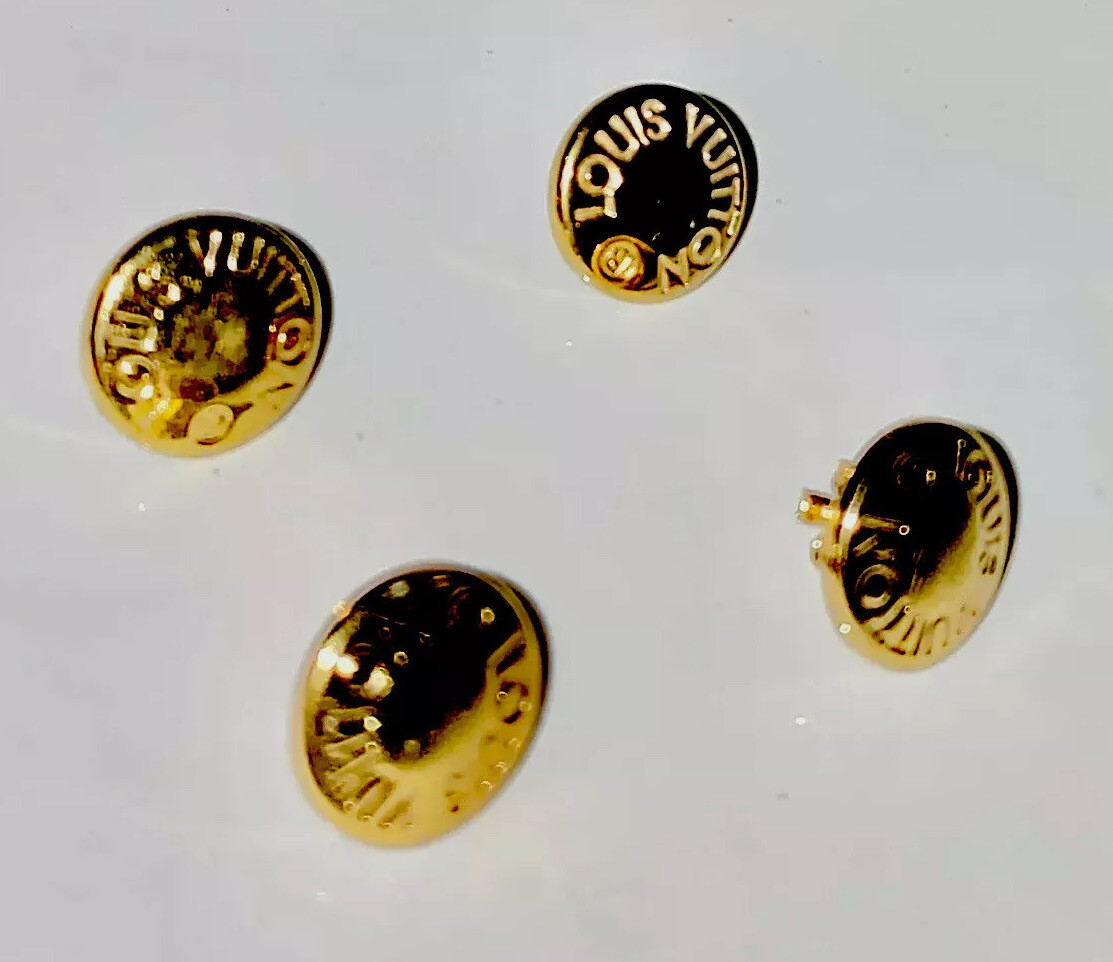 4 Pc Louis Vuitton Rivet Studs Button for Parts Only - Read The