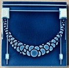 ANTIQUE HELMAN BELGIUM - MAJOLICA TILE C1900