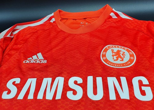 MAGLIA fc chelsea adidas courtois 2014-15 GK JERSEY SHIRT CALCIO TRIKOT MAILLOT - Foto 4 di 10