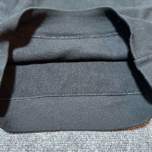 Champion Hoodie Youth Kids Large Black Cotton Sweatshirt Pullover Reverse Weave - Picture 13 of 14