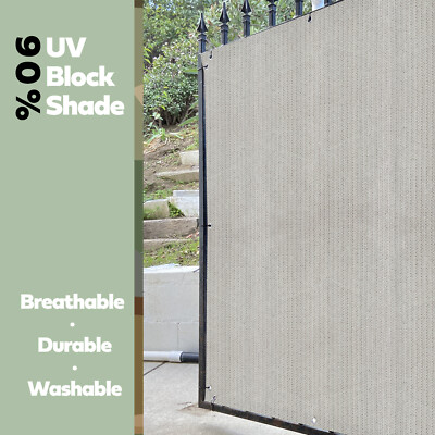 Gate Privacy Screen Cover Panel Barrier for Backyard Driveway Fence Pool Durable