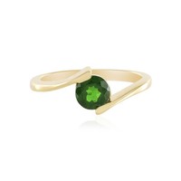 Cavill Ring Russischer Diopsid 0,70Ct Vergoldetes 925 Silber Damen