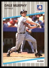 Dale Murphy 1989 Fleer #596 Atlanta Braves MLB READ FREE SHIPPING AutographDen