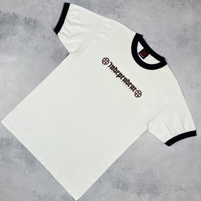 Vintage Independent Big Logo Y2K Short Sleeve T Shirt 2000 s White Size Large OG