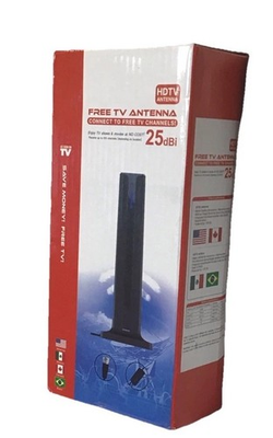 #ad HDTV ANTENNA FREE TV ANTENA CONNECT TO FREE TV CHANNELS 25dBi New In Box. P3 $13.30