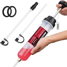 SEDY 500CC Fluid Extractor, Multi-Purpose Oil Syringe, Suction Pump,... 