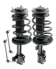 Front Struts w/Coil Springs Assembly Sway Bars Links For 2012-2017 Toyota Camry 