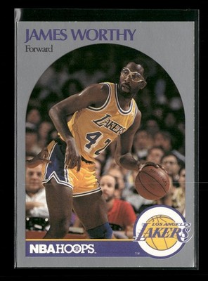 1990 Hoops Team Night Los Angeles Lakers #NNO James Worthy Los Angeles Lakers