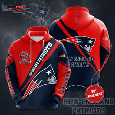 New England Football Team Patriotss 3D Hoodie, Unisex Adults S-5XL