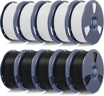 SUNLU 10×1KG PLA META PLAPLUS PETG ABS SILK 1.75MM+/-0.02MM 3D Priner Material - image 1 of 4