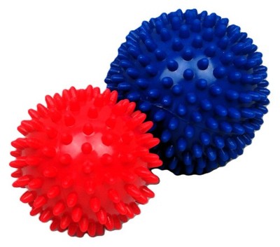 Igelball Massageball Noppenball Physiotherapie Hand Fuß Massage Triggerpunkt 2er