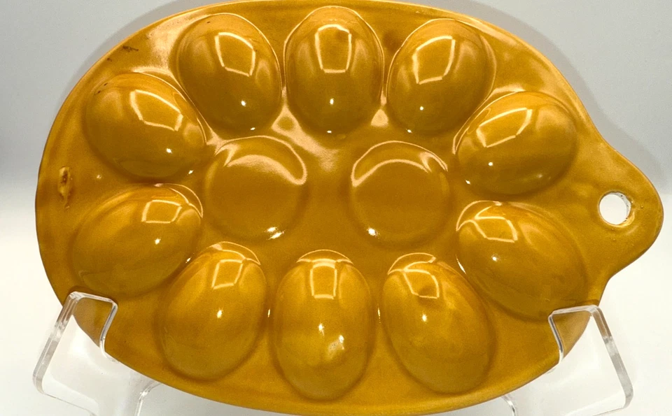 Plato Bandeja Vintage DEVILD HAGG PLATE Dorado MCM Fairway Japón Retro 9.5" Foto 4 de 4